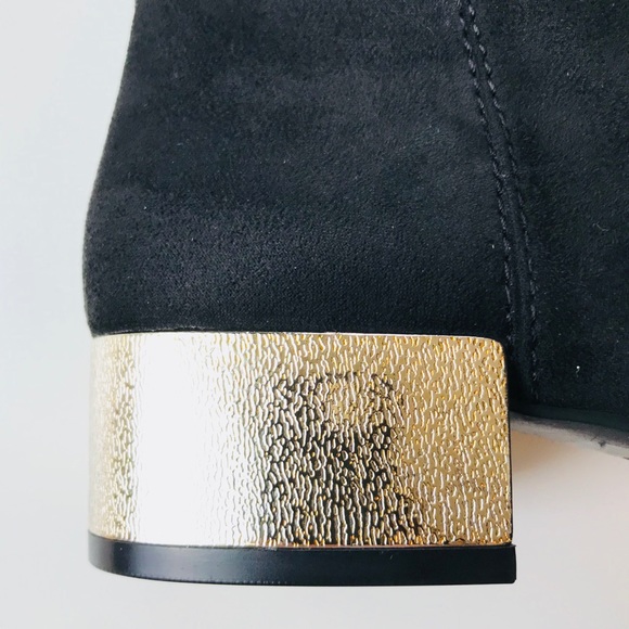 NIB Anne Klein velvet-smooth pull-on OTK boots 8.5 - Picture 3 of 4